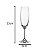 Conjunto Com 6 Taças de Champanhe Festas Bruna Cristal 220ml - Imagem 4