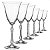 Jogo de 6 Taças de Vinho Água Bohemia Elegante Cristal 250ml - Imagem 1