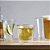 Copo Água Parede Dupla Clear Bebidas 280ml Vidro Resistente - Imagem 5