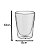 Copo Água Parede Dupla Clear Bebidas 280ml Vidro Resistente - Imagem 2