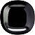 Jogo 6 Pratos Black Vidro Quadrado Luxuoso Luminarc Carine - Imagem 5