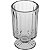Vaso Decorativo De Vidro Transparente Para Casa Sala 18x11cm - Imagem 2