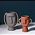 Vaso Decorativo Cêramica Marrom Exótico Pasco Sala Com Alça - Imagem 4