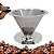 Filtro De Café Reutilizável Ecológico Inox Prata 9x15x12cm - Imagem 4