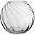 Vaso de Vidro Transparente Bubble Para Enfeite Casa 22x24cm - Imagem 1
