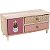 Caixa Organizadora Penélope Com Gavetas Madeira Rosa Home&Co - Imagem 1