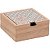 Caixa Organizadora Penélope Madeira Bege Home&Co Decorativa - Imagem 1