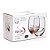 Jogo de Copos de Cristal Bohemia 2 Peças de Vidro 500ml Luxo - Imagem 5