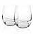 Jogo de Copos de Cristal Bohemia 2 Peças de Vidro 500ml Luxo - Imagem 1