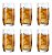 Jogo de 6 Copos de Cristal Transparente Bohemia Água 250ml - Imagem 4