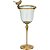 Castiçal de Vidro Dourado Home&Co Sancti Decorativo Luxo - Imagem 1