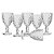 Kit Taças Água Ally de Vidro Transparente 300ml 6 Unidades - Imagem 1