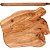 Tábua Wood Para Servir Churrasco Petiscos E Carne 42x30cm - Imagem 4