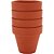 Vaso Clay Terracota Home & Co Natural 5 x 5 cm 4 Pecas Decor - Imagem 2
