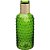 Garrafa Decorativa Dijon em Vidro Verde Luxo Para Sala 31cm - Imagem 1