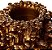 Flower Castical em Resina Dourado Decorativo Casa 13x12cm - Imagem 3