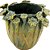 Vaso Cerâmica Verde Home&co Chryso P/ Decoração Home - Imagem 1