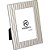 Porta retratos Decorativo de Metal Prata Garbo 10x15 Home&co - Imagem 1