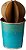 Vaso Com Planta Decorativo Kaktus Adorno Metal Home & Co - Imagem 1