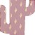 Cacto Decorativo Penélope Adorno Madeira Rosa Av Cacto Home - Imagem 3