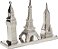 Estatuas Decorativas Monumentos em Aluminio Prata Turismo - Imagem 1