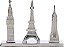 Estatuas Decorativas Monumentos em Aluminio Prata Turismo - Imagem 2