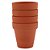 Vaso para Flor Terracota Natural Clay Home&Co 6x6cm 4 Peças - Imagem 1