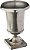 Vaso Maya Decorativo em Metal Prata Para Sala Home & Co 23cm - Imagem 2