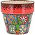Cachepô Carriche Decorativo Multicolorido em Cerâmica Luxo - Imagem 1