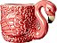 Vaso Flamant Cachepô em Ceramica Rosa Flamingo Decorativo - Imagem 3