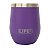 Copo Térmico Cerveja Aço Inox Roxo Parede Dupla Com Tampa - Imagem 1