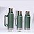 Garrafa Térmica Inox Viagem Camping 1,3 Litros Verde Militar - Imagem 8