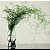 Vaso De Vidro Verde Para Enfeite Casa Jardim Plantas 30x13cm - Imagem 5