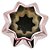 Marselha Vaso De Ceramica Rosé P/ Sala Quarto Home&co 32cm - Imagem 2