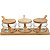 Porta Condimento Table Com Suporte Borossilicato 9X29cm 3Pçs - Imagem 1