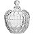 Potiche Angelica De Cristal Para Balas e Joias Eco 18X14Cm - Imagem 1