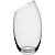 Vaso Boris De Vidro 27X15X15Cm Para Casa Jardim Enfeite - Imagem 1