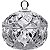 Potiche Mellione De Cristal 12X11X11Cm Para Mantimentos - Imagem 1