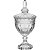 Potiche Brandon De Cristal 25X12X12Cm Para Mantimentos Luxo - Imagem 1