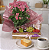 Cesta Flor e Frutas - Imagem 1