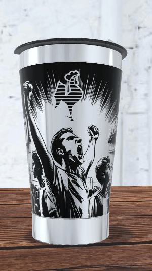 Copo Térmico personalizado  Atlético Mineiro  473ml com Gravação a Laser - Imagem 4