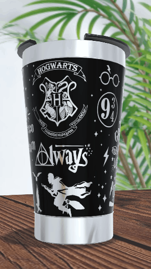 Copo Térmico Harry Potter 473 ml com Gravação a Laser 360° - Imagem 4