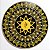 Mandala em pontilhismo Chakra Plexo Solar - Imagem 1