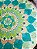 MANDALA COM FUNDO VERDE CLARO - Imagem 3