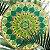 MANDALA COM FUNDO VERDE CLARO - Imagem 4