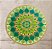 MANDALA COM FUNDO VERDE CLARO - Imagem 5