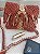 Bolsa Lis Terracota e bege - Imagem 1