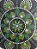 Mandala pontilhismo verde. - Imagem 4