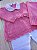 Vestido de Tricô com Gola Menina 3 peças - Saída de Maternidade - Imagem 2