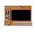 Painel com Suporte para TV até 60 Polegadas Autêntico JCM Cinamomo / Off White - Imagem 1